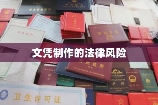 安乡文凭制作的法律风险