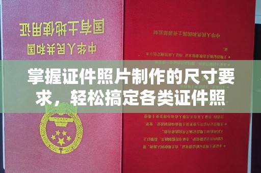 安乡掌握证件照片制作的尺寸要求，轻松搞定各类证件照